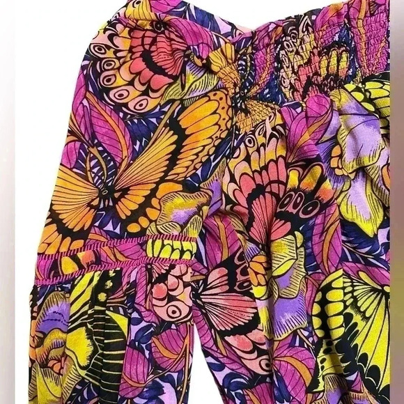 Alexandra Farmer Puff-Sleeved Blouse Butterfly Funky Sz XS - Picture 7 of 7